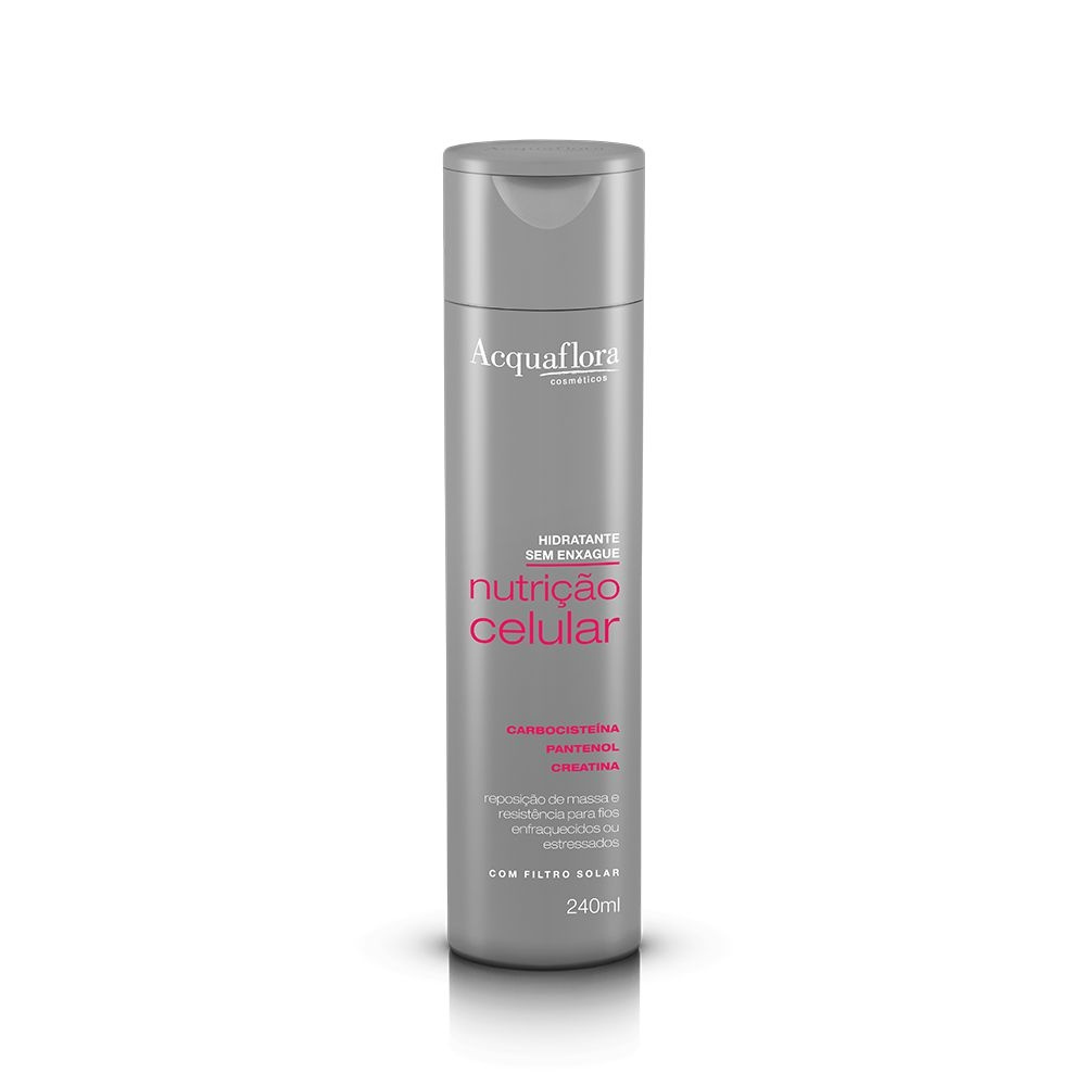 Creme Hidratante Sem Enxágue Acquaflora Nutrição Celular 240ml