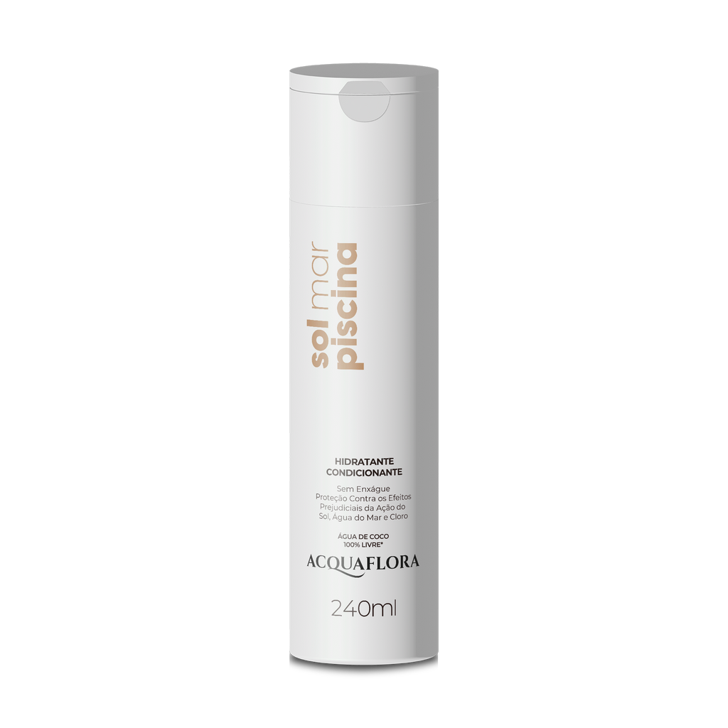 Creme Hidratante Sem Enxágue Acquaflora Sol, Mar e Piscina 240ml