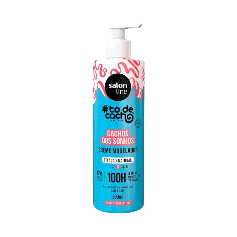 Creme Modelador Salon Line #TodeCacho Cachos dos Sonhos Fixação Natural 500ml
