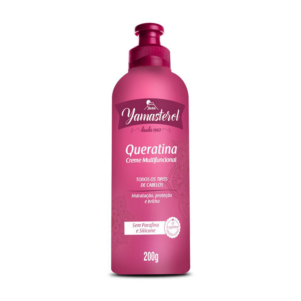 Creme Multifuncional Yamasterol Queratina Co-Wash 200g