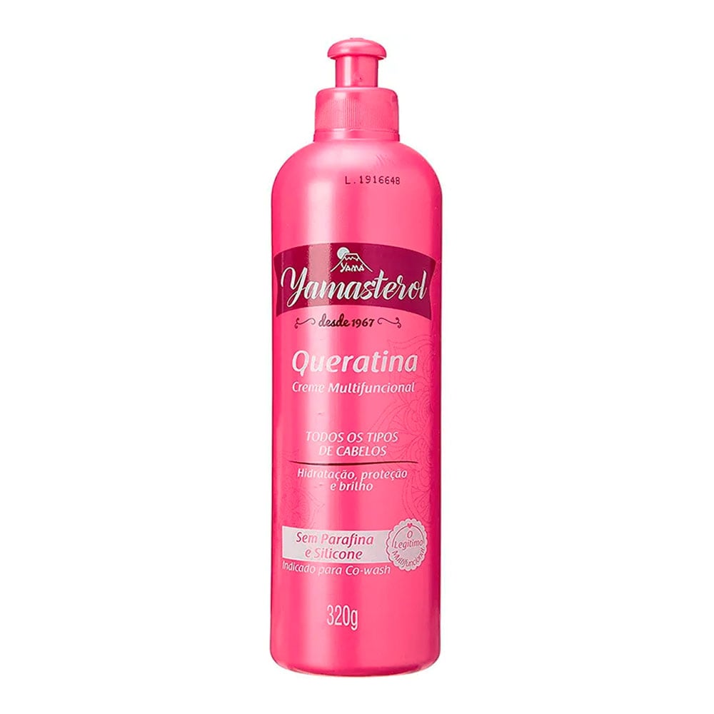 Creme Multifuncional Yamasterol Queratina Co-Wash 320g