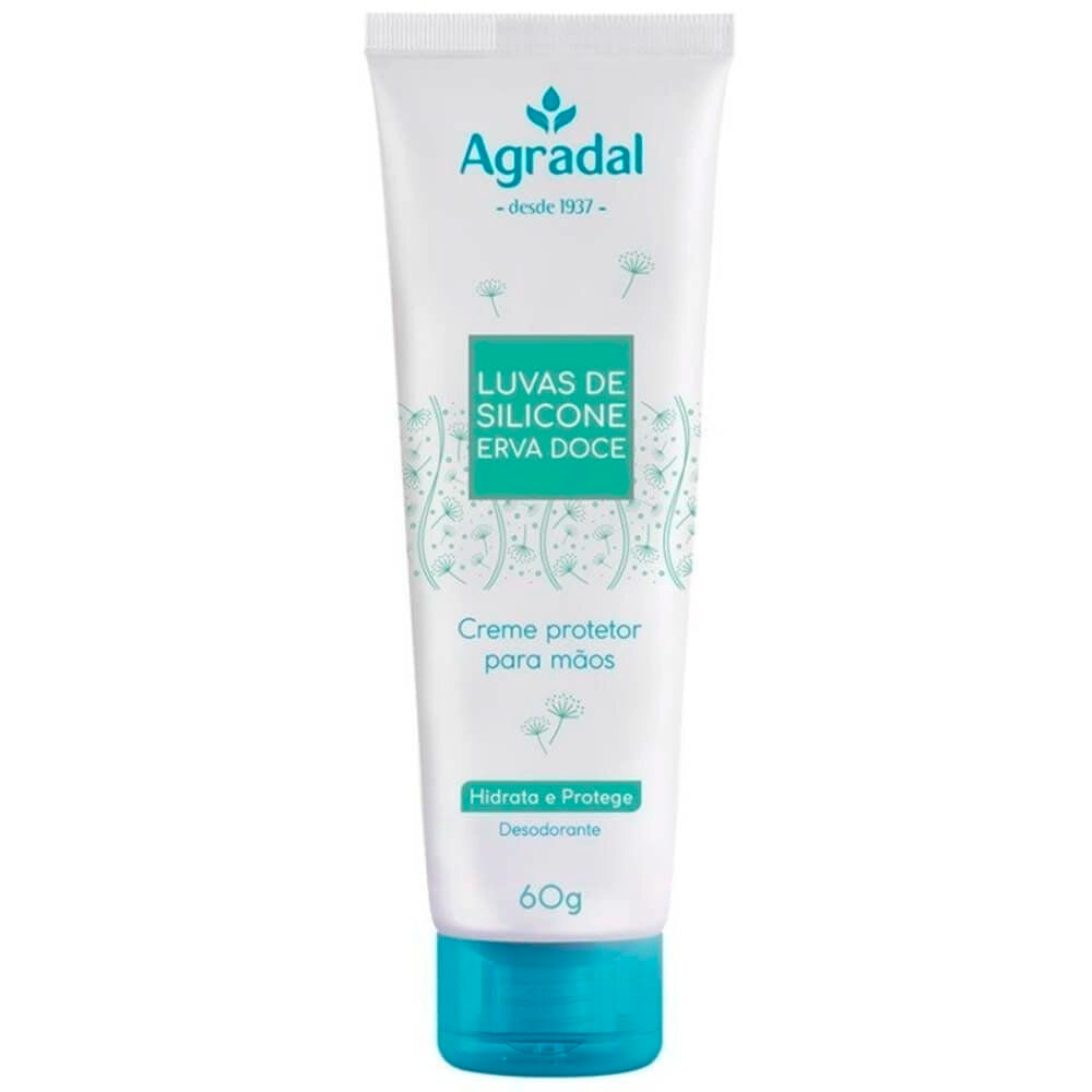 Creme para Mãos Agradal Luvas de Silicone 60g