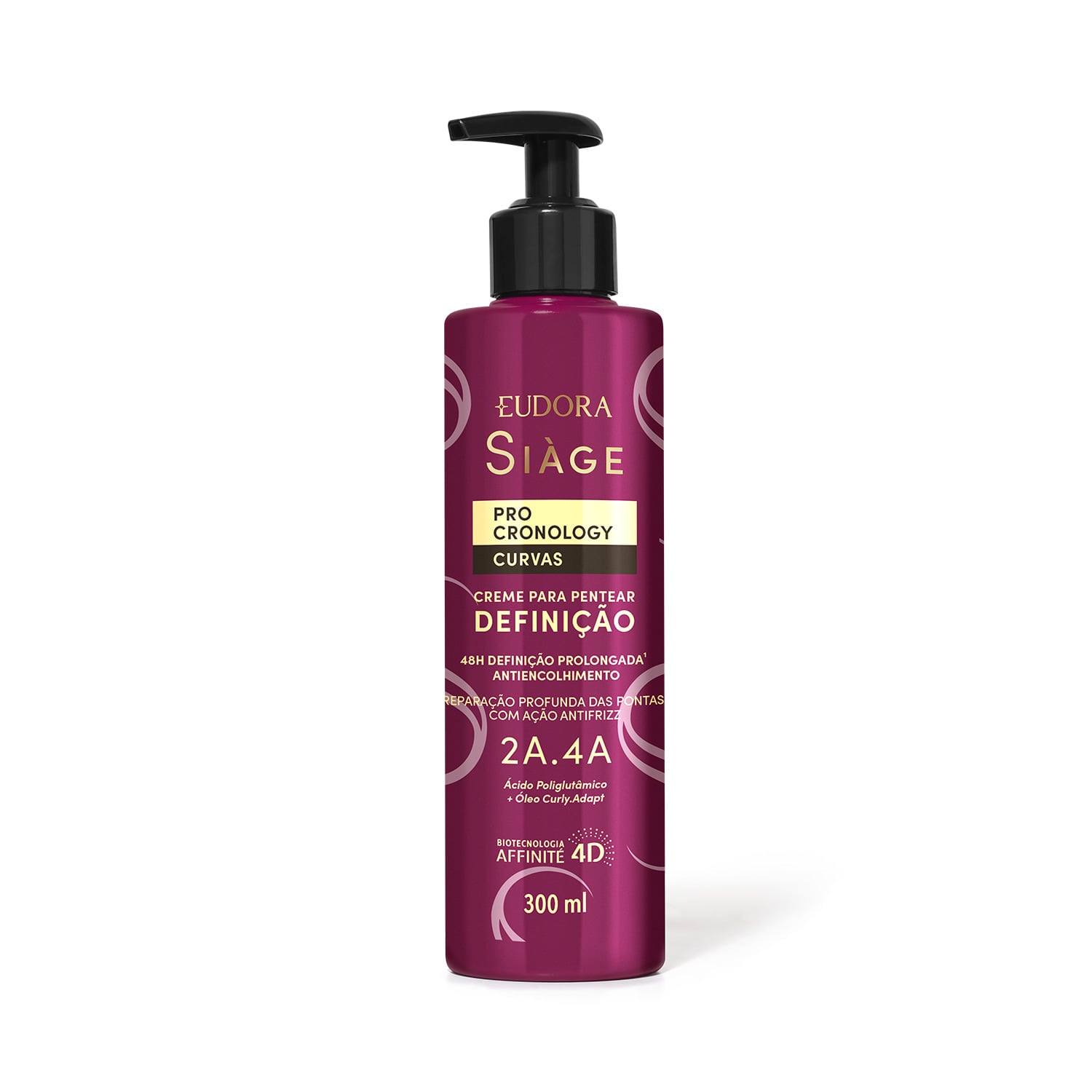 Creme para Pentear Eudora Siàge Pro Cronology Curvas Definição 300ml
