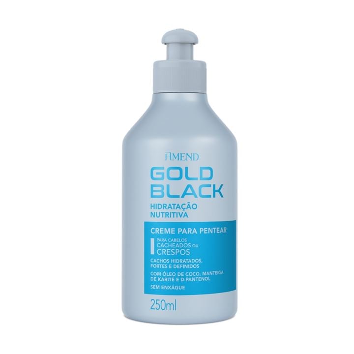 Creme para Pentear Gold Black Hidratação Nutritiva 250ml