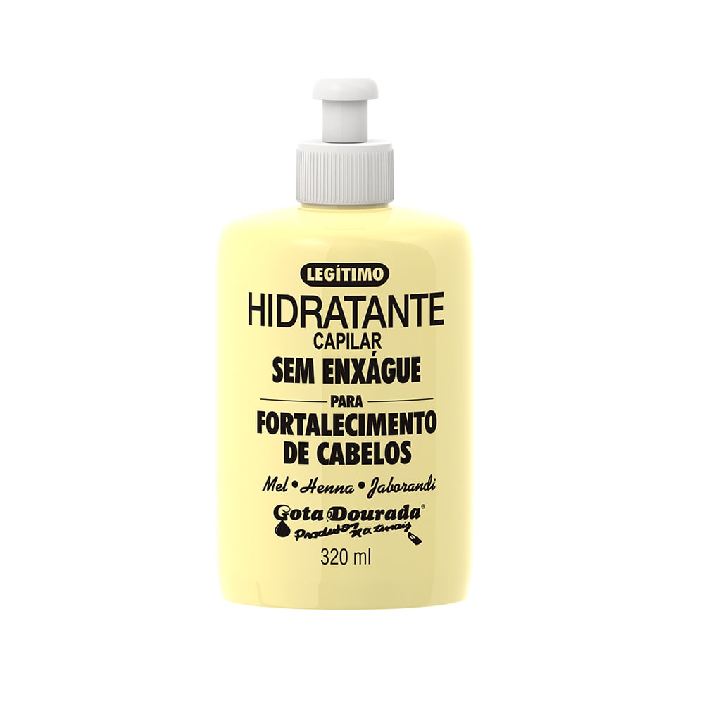Creme para Pentear Gota Dourada Fortalecimento 320ml