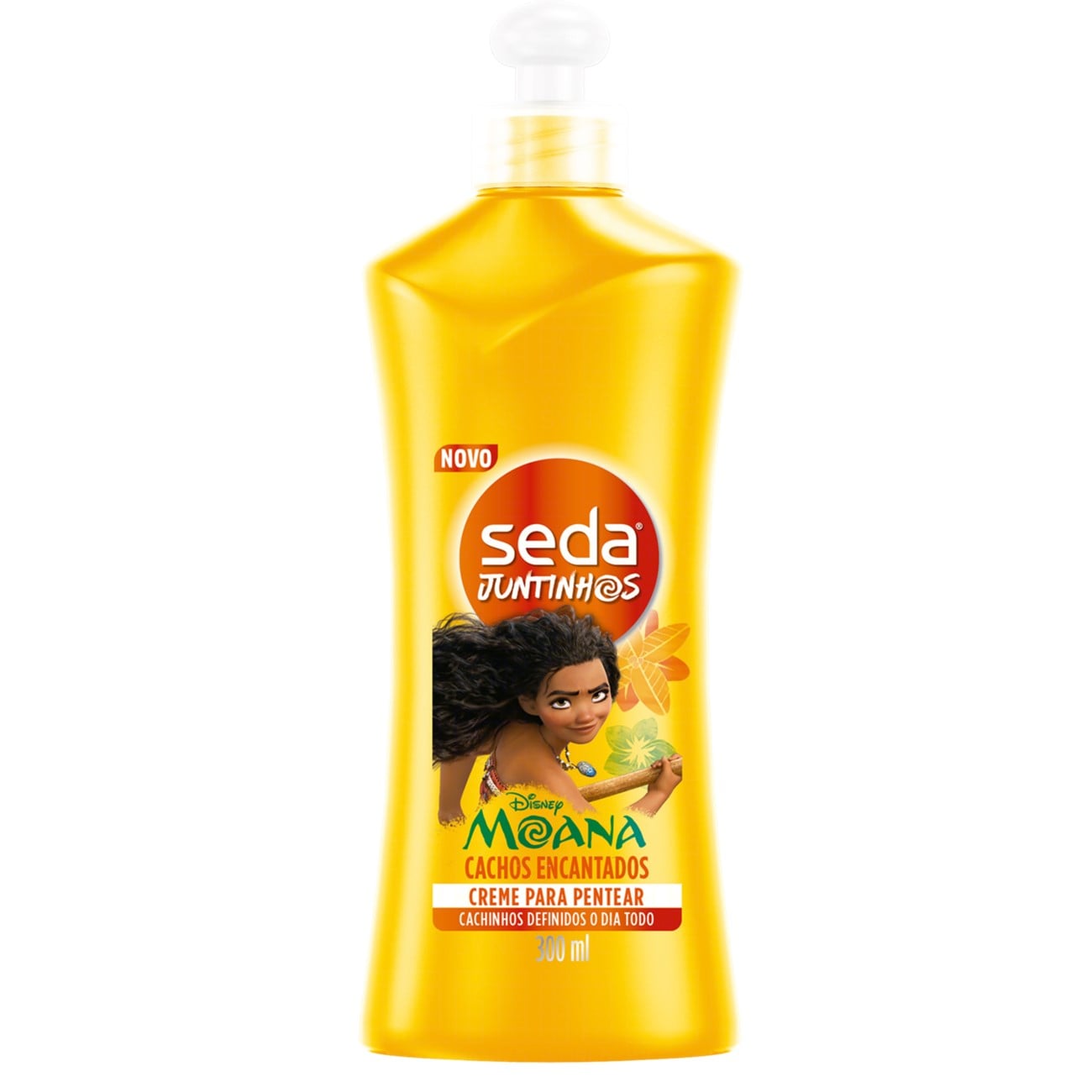 Creme para Pentear Infantil Seda Juntinhos Moana Cachos Encantados 300ml