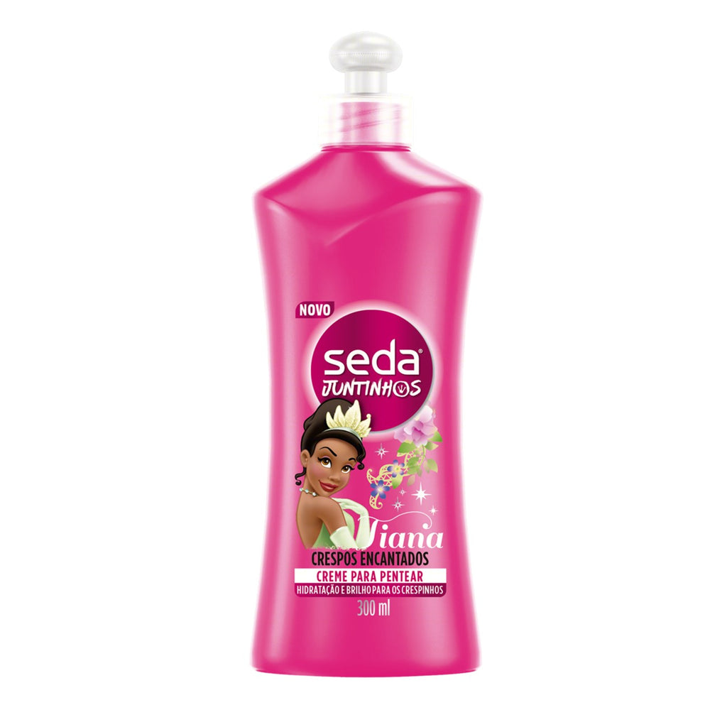 Creme para Pentear Infantil Seda Juntinhos Tiana Crespos Encantados 300ml
