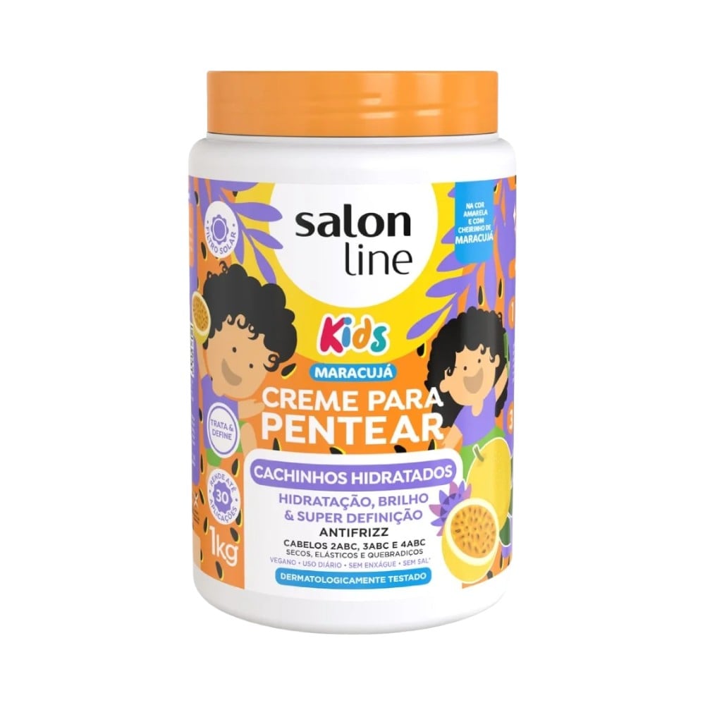 Creme para Pentear Kids Cachinhos Hidratados Maracujá 1kg