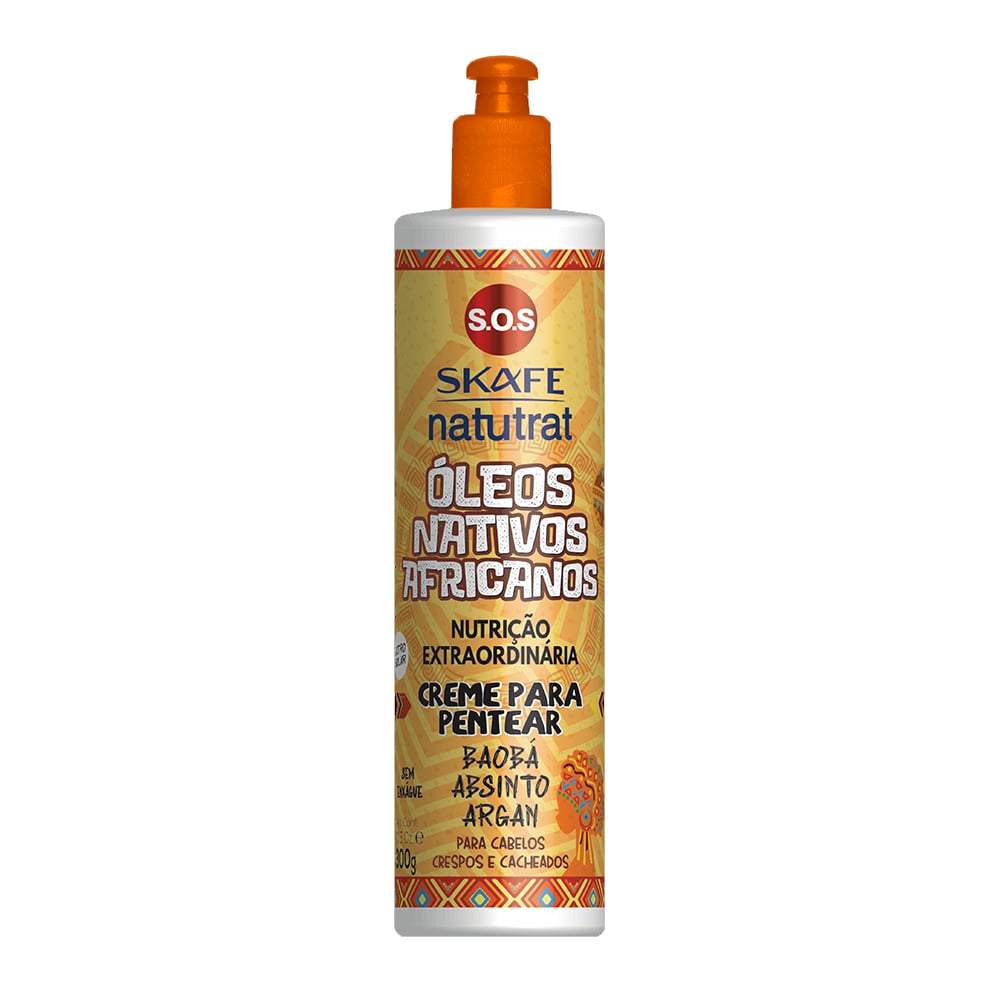 Creme para Pentear Natutrat SOS Óleos Nativos Africanos 300ml