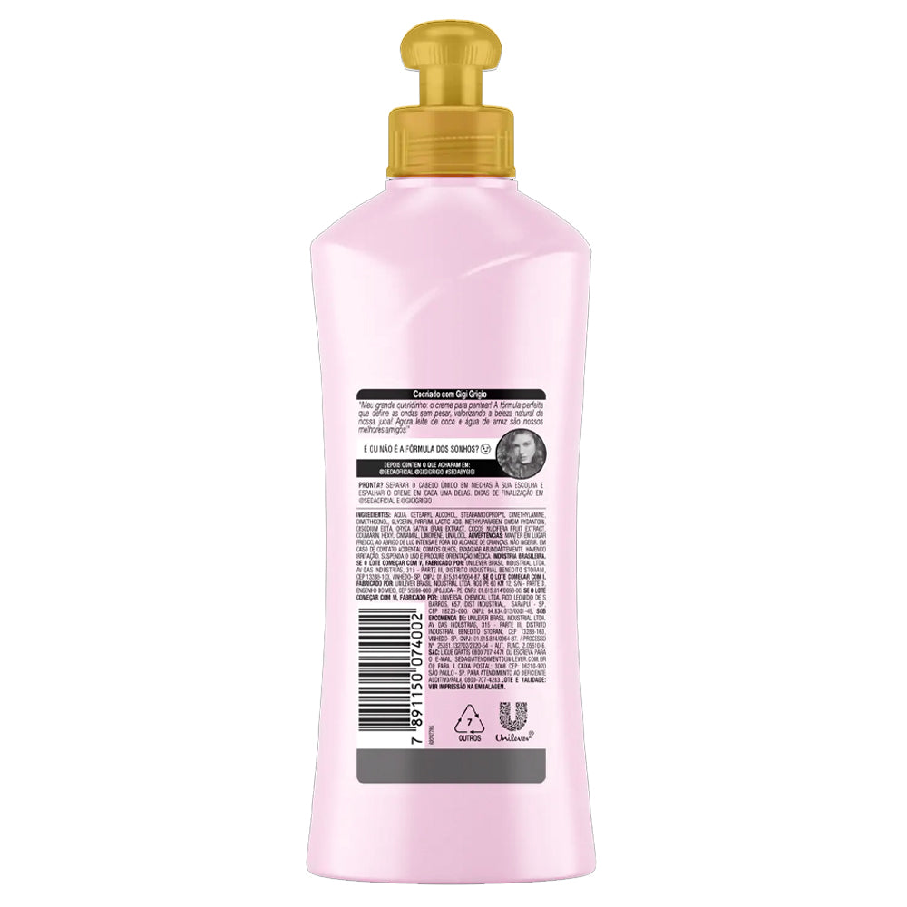 Creme para Pentear Seda by Niina Secrets Colágeno e Vitamina C 300ml