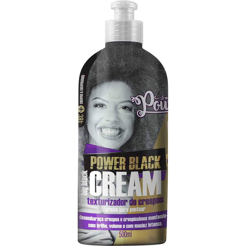 Creme para Pentear Soul Power Big Black Cream 500ml