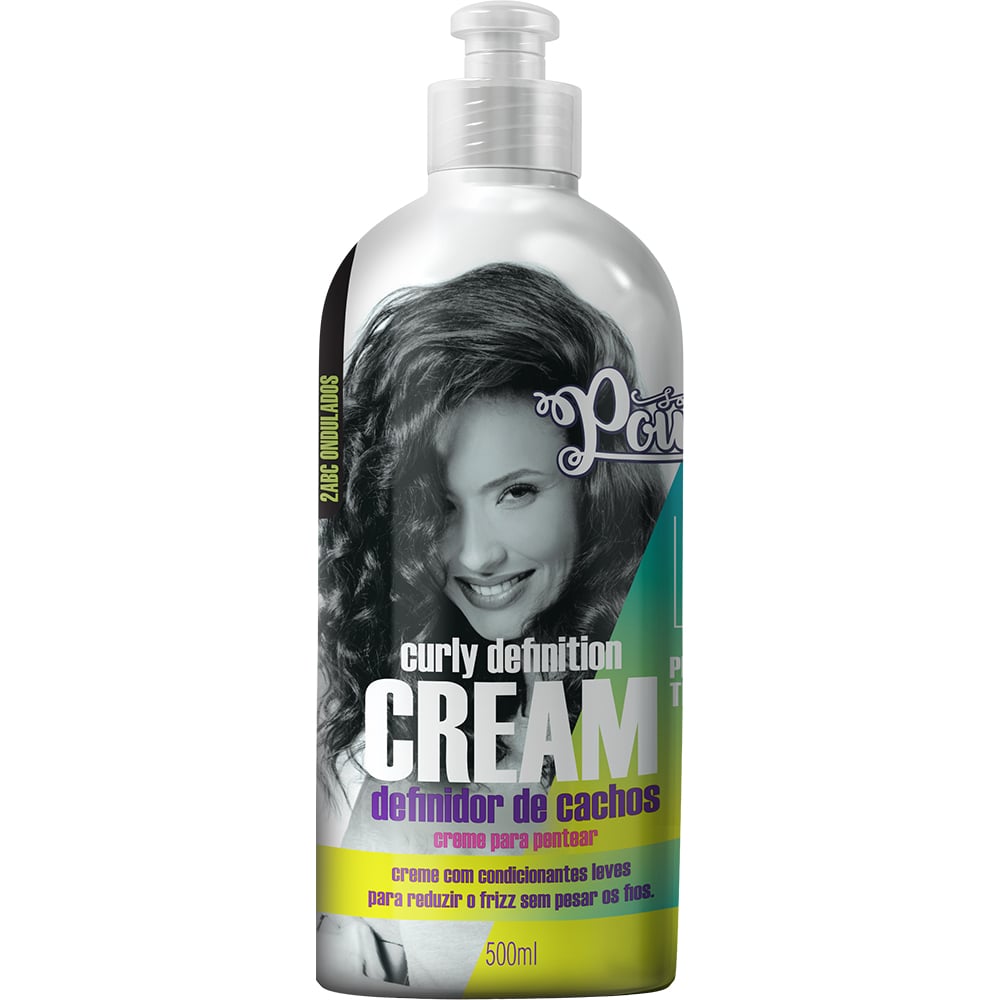 Creme para Pentear Soul Power Curly Definition Cream Definidor de Cachos 500ml