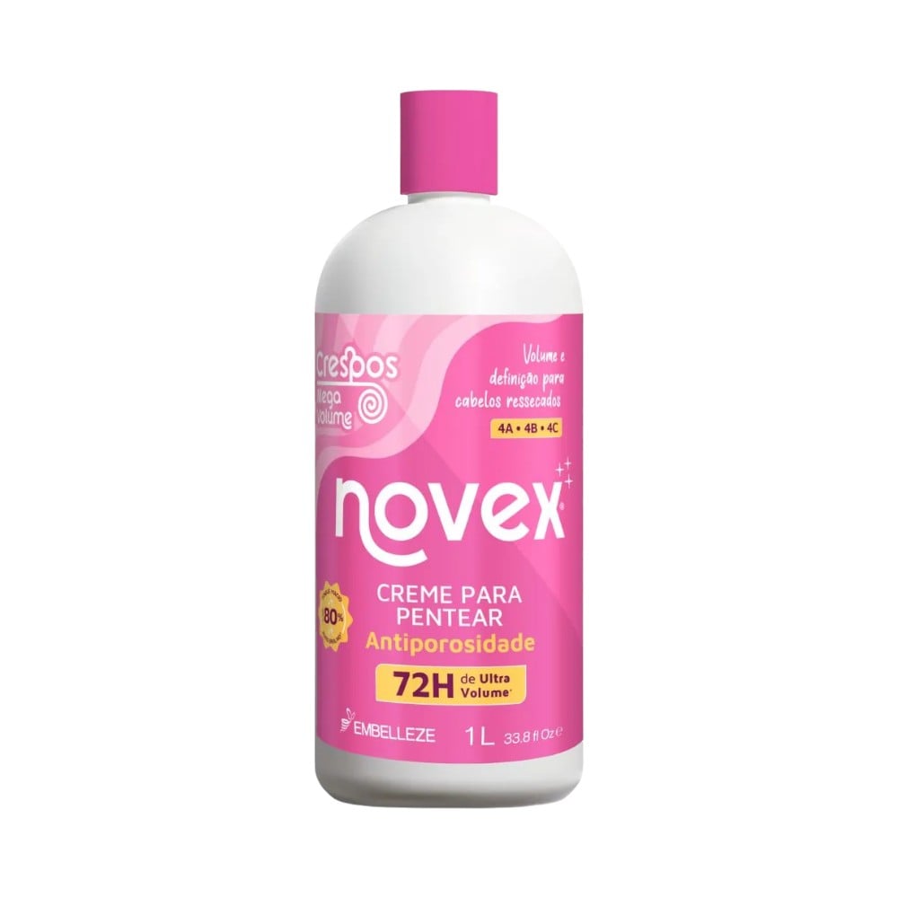 Creme para Pentear Embelleze Novex Crespos com Volume 1L