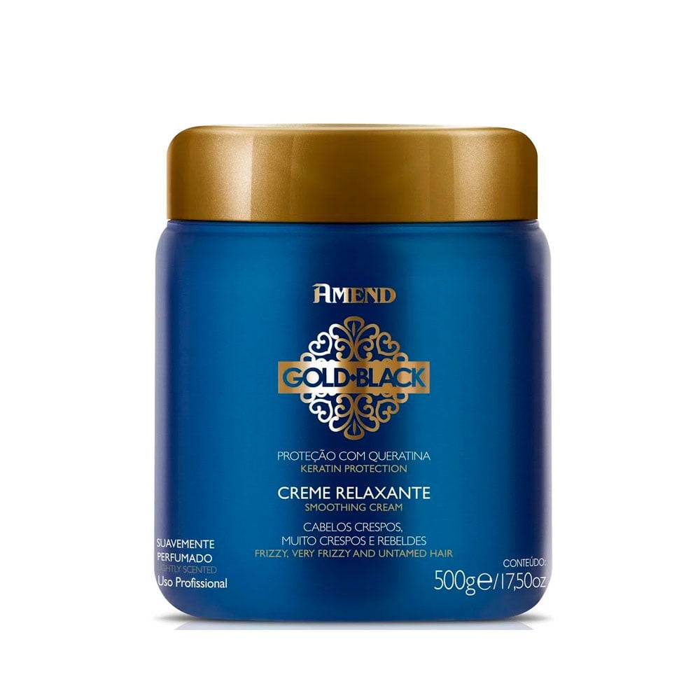 Creme Relaxante Amend Gold Black 500g