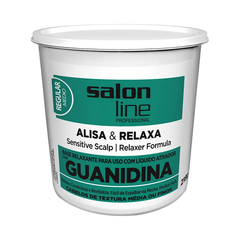 Creme Relaxante Salon Line Guanidina Tradicional Regular 215g