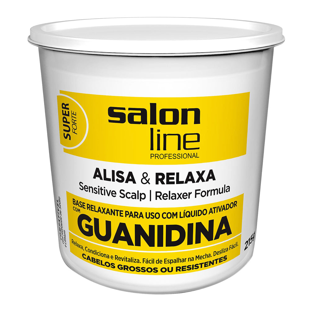 Creme Relaxante Salon Line Guanidina Tradicional Super 215g