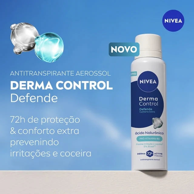 Desodorante Aerosol Nivea Derma Control Defende 150ml