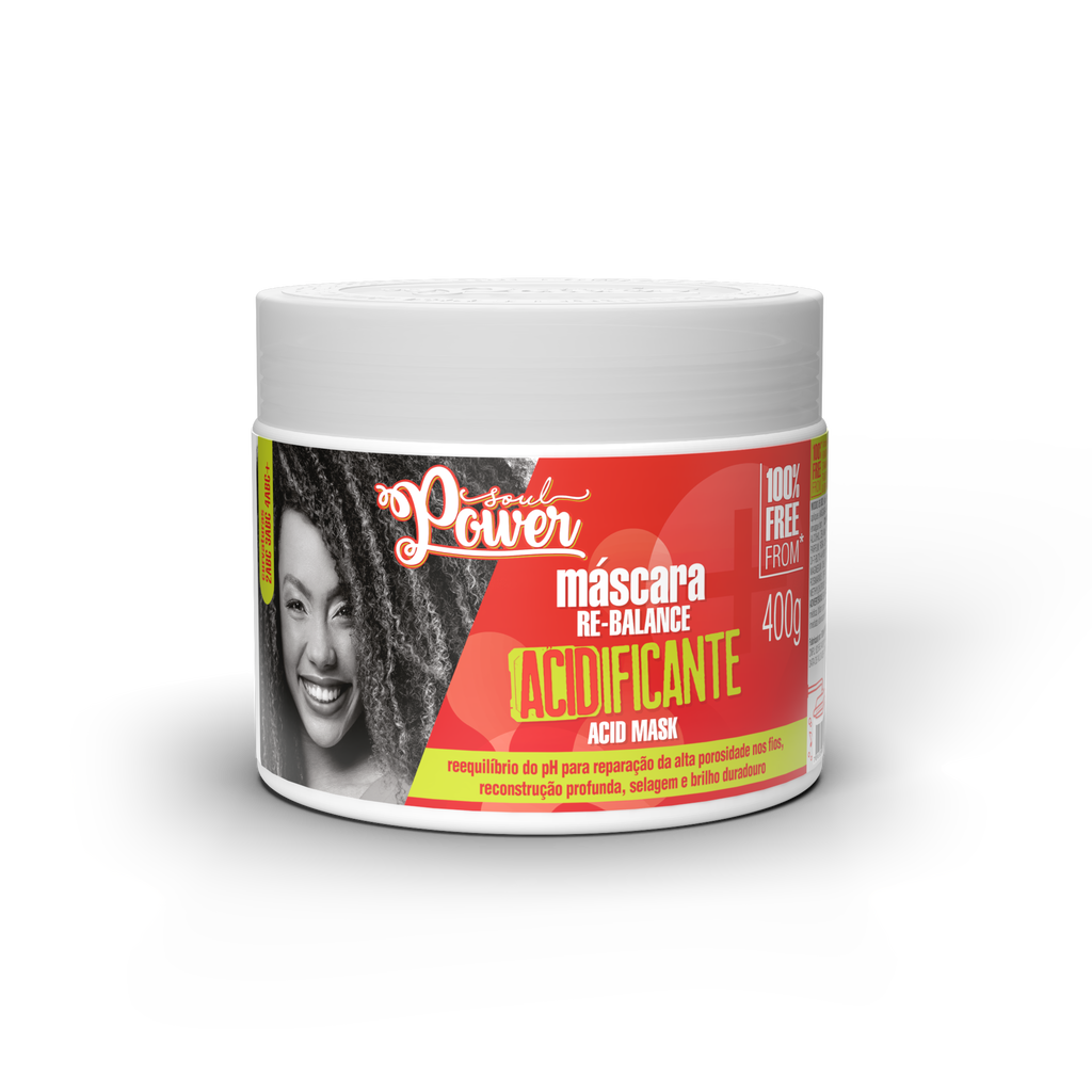 Máscara Soul Power Acid Mask Re-Balance Acidificante 400 g