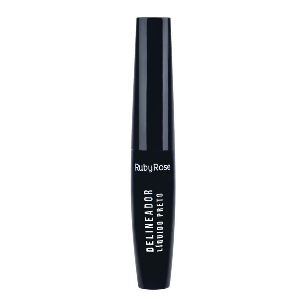 Delineador Líquido Ruby Rose Preto 5,8ml