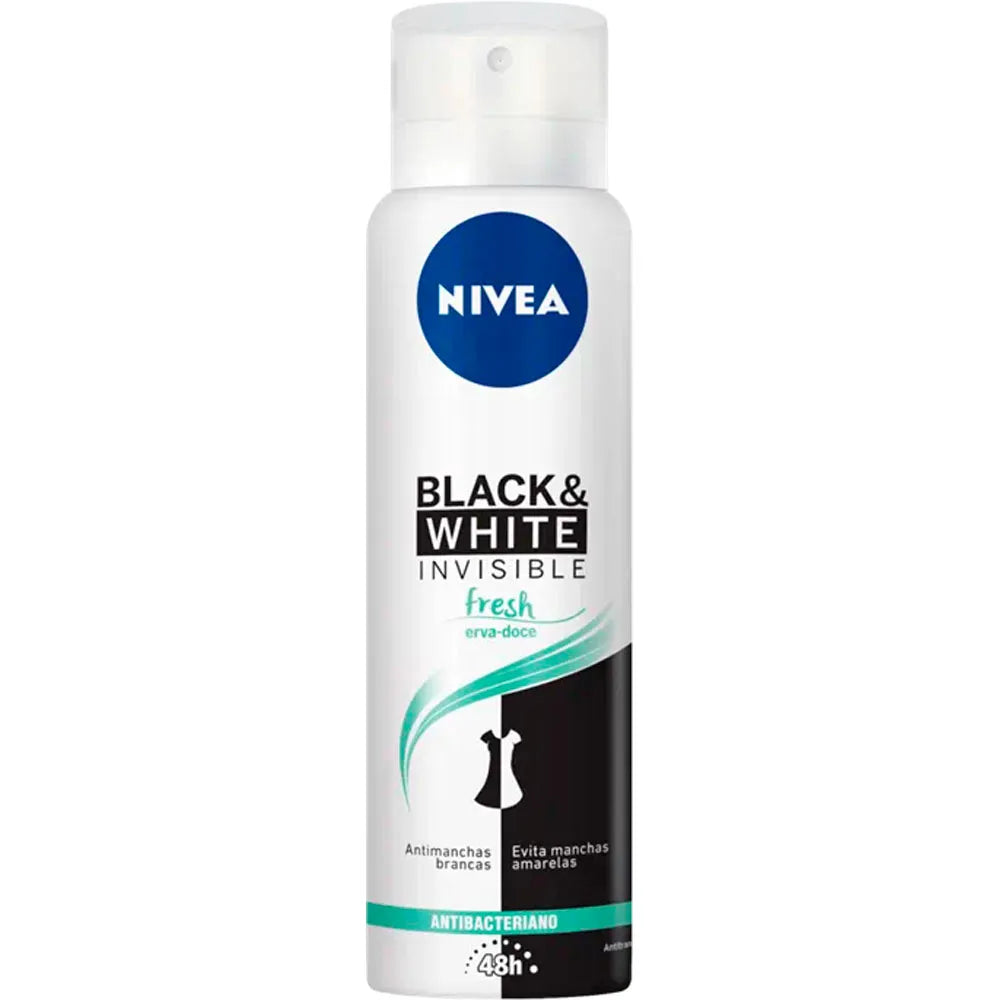 Desodorante Aerosol Nivea Black & White Fresh 150ml