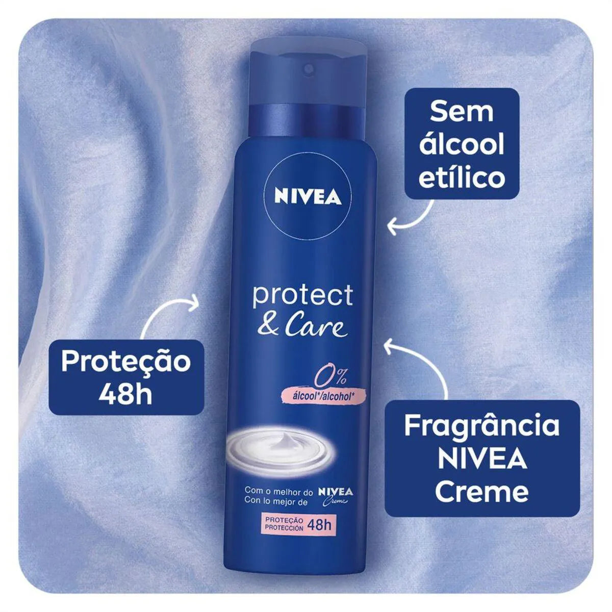 Desodorante Aerosol Nivea Protect & Care 150ml