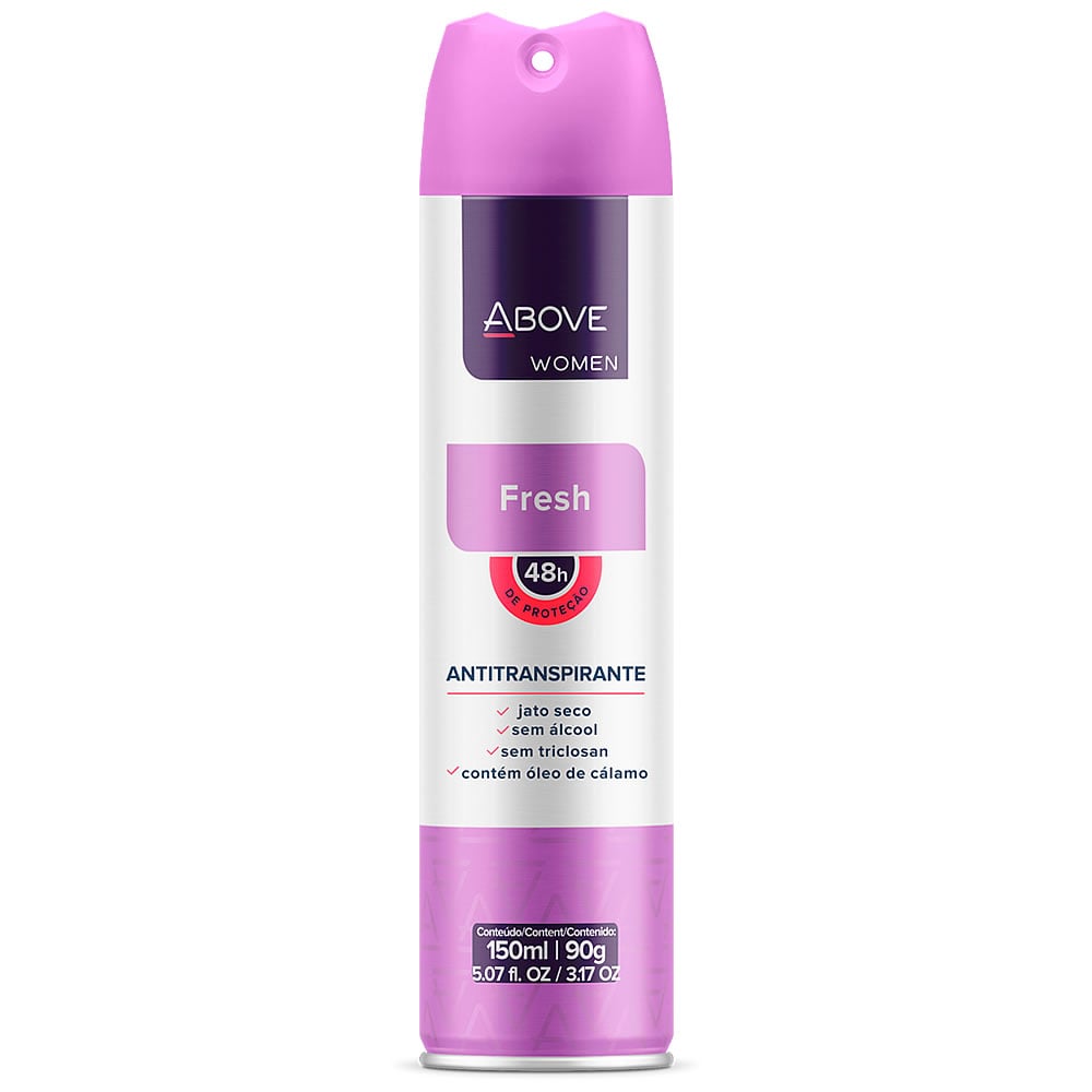 Desodorante Aerosol Above Fresh Aço 150ml
