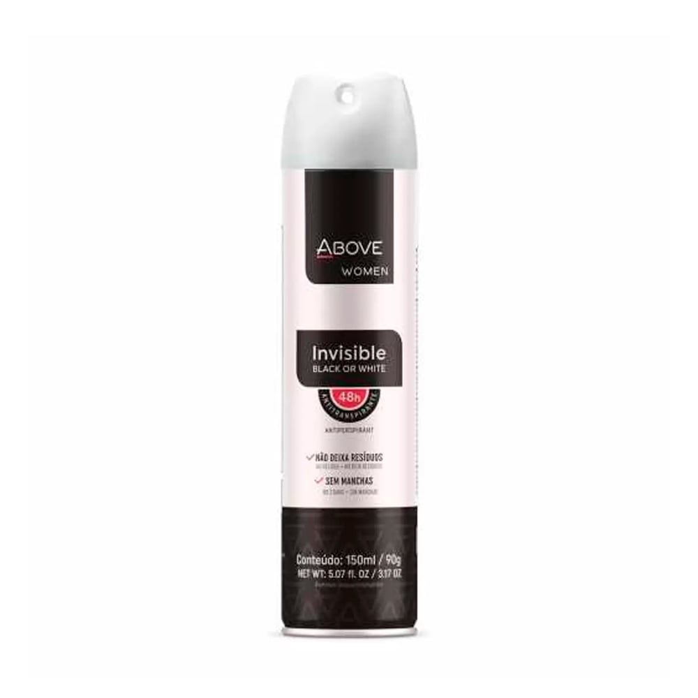 Desodorante Aerosol Above Invisible Woman 150ml