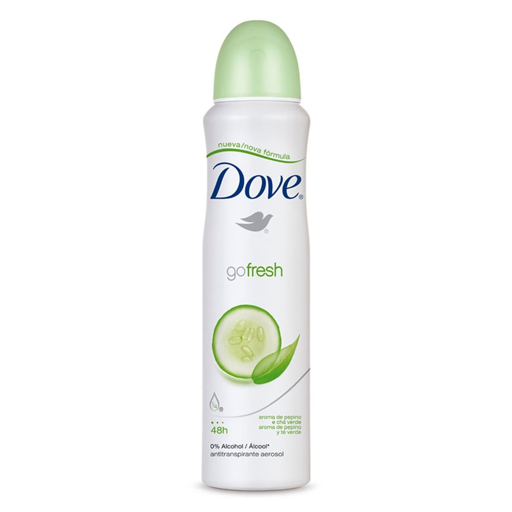 Desodorante Aerosol Dove Go Fresh Pepino e Chá Verde 150 ml
