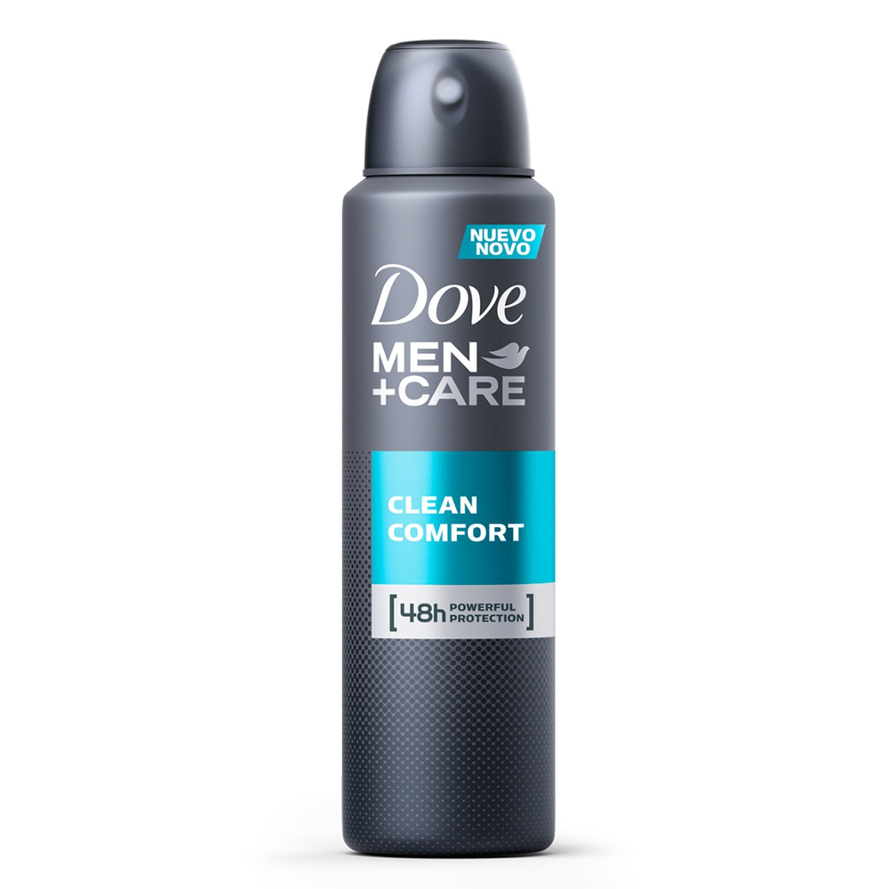 Desodorante Aerosol Dove Men+Care Clean Comfort 150 ml