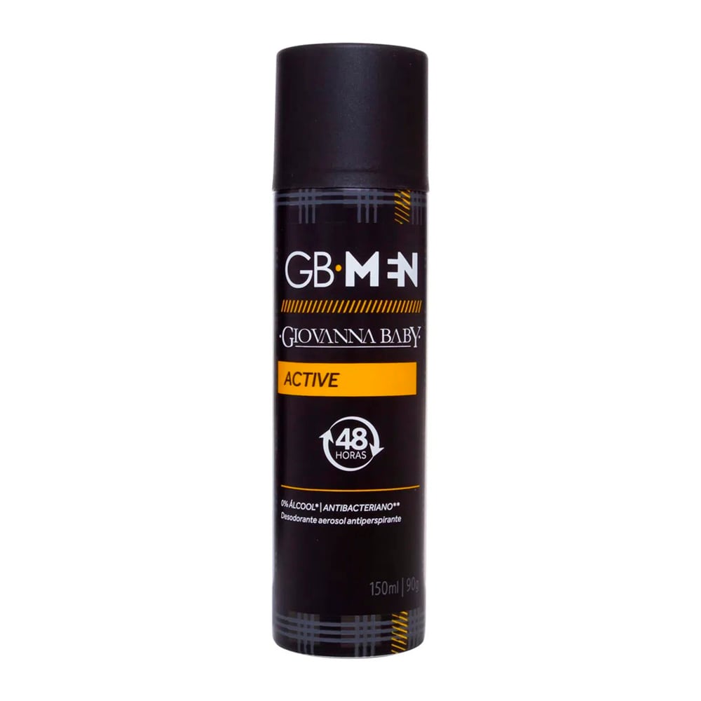 Desodorante Aerosol Giovanna Baby Men Active 150 ml