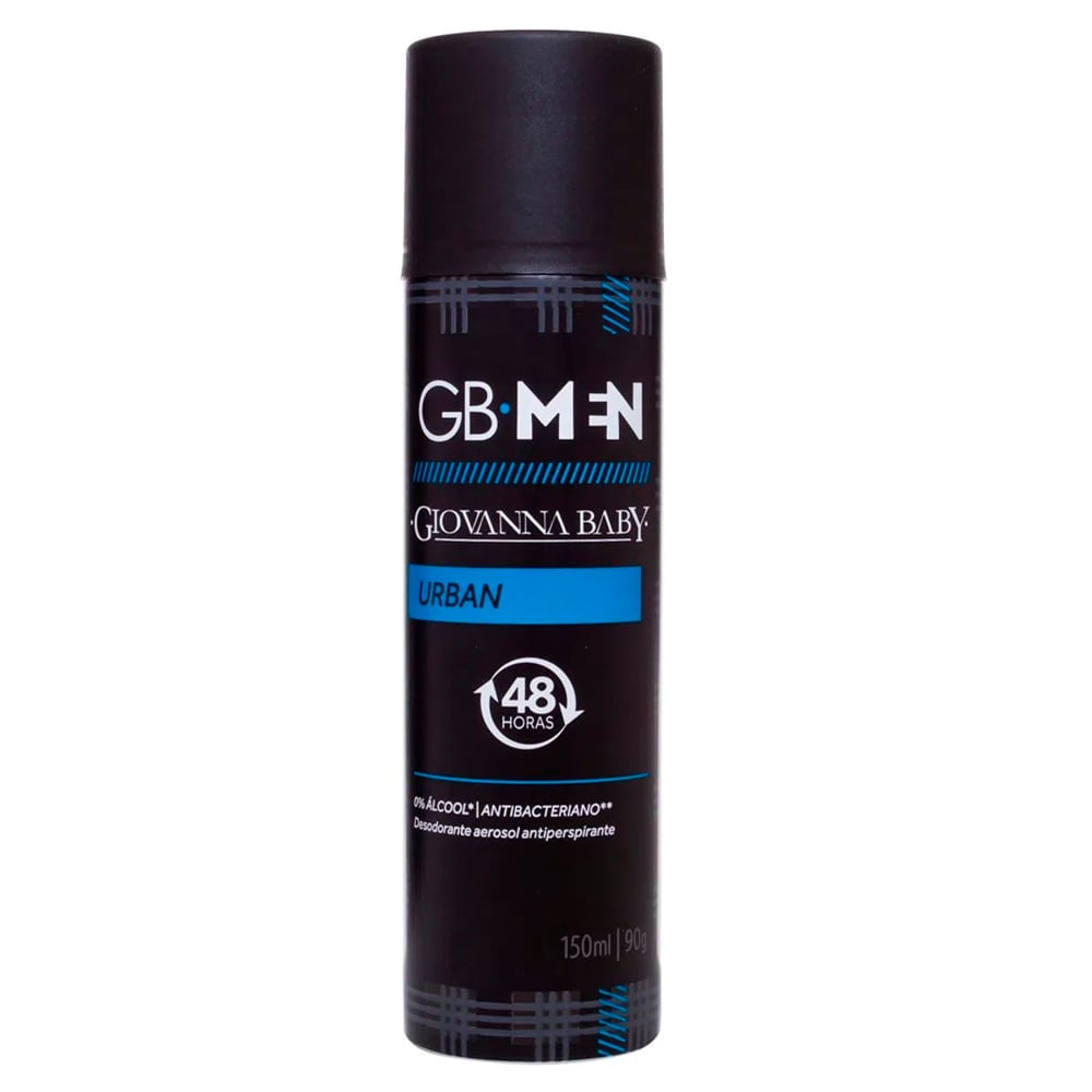 Desodorante Aerosol Giovanna Baby Men Urban 150 ml