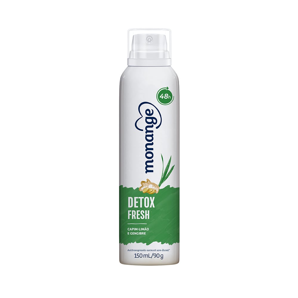 Desodorante Aerosol Monange Detox Fresh 150 ml