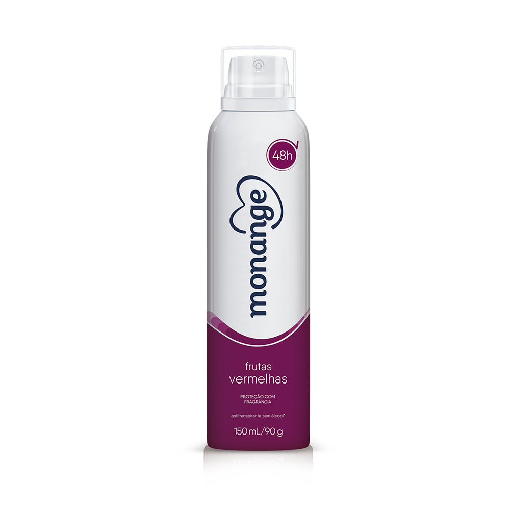 Desodorante Aerosol Monange Frutas Vermelhas 150 ml