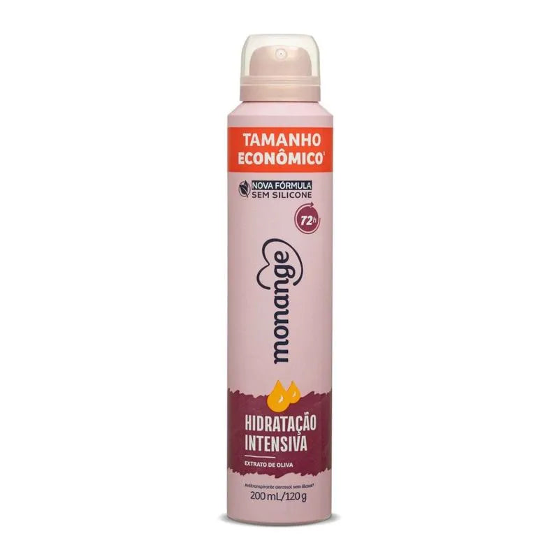 Desodorante Aerosol Monange Hidratação Intensiva 200 ml