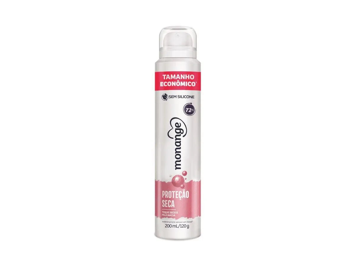 Desodorante Aerosol Monange Proteção Seca 200 ml
