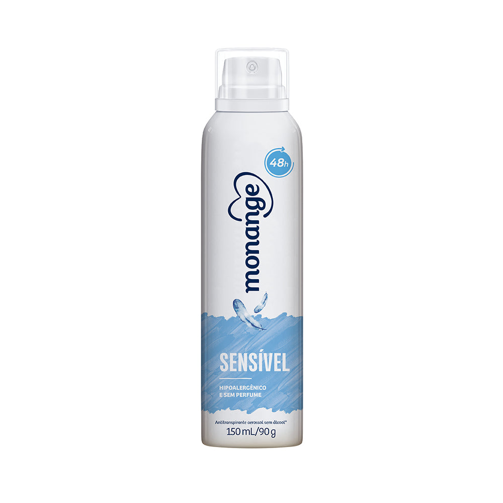 Desodorante Aerosol Monange Sensível sem Perfume 150 ml