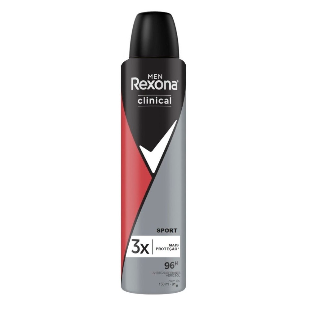 Desodorante Aerosol Rexona Clinical Sport 150 ml
