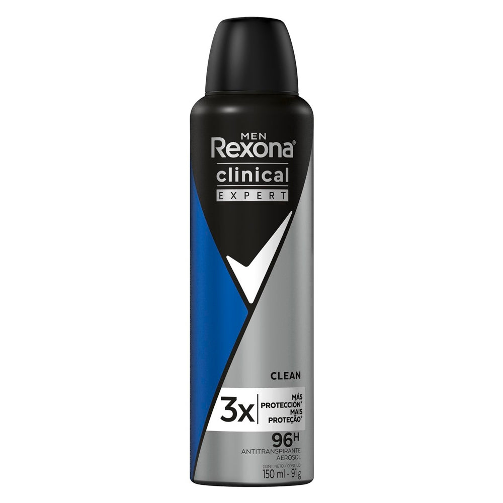 Desodorante Aerosol Rexona Clinical Clean 150 ml