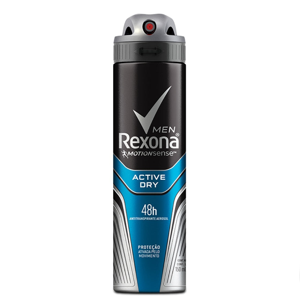 Desodorante Aerosol Rexona Men Active Dry 150 ml