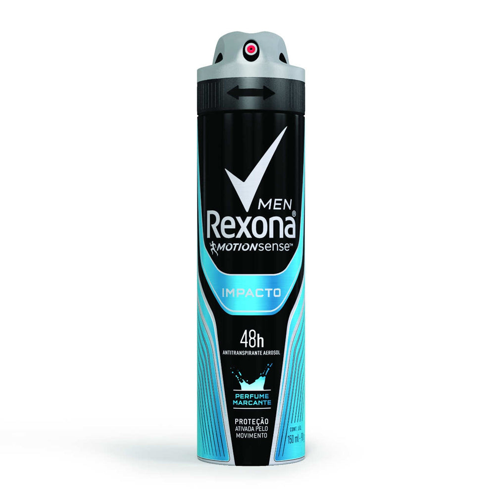 Desodorante Aerosol Rexona Men Impacto 150 ml