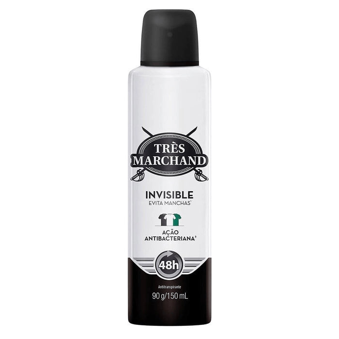 Desodorante Aerosol Très Marchand Invisible 150 ml