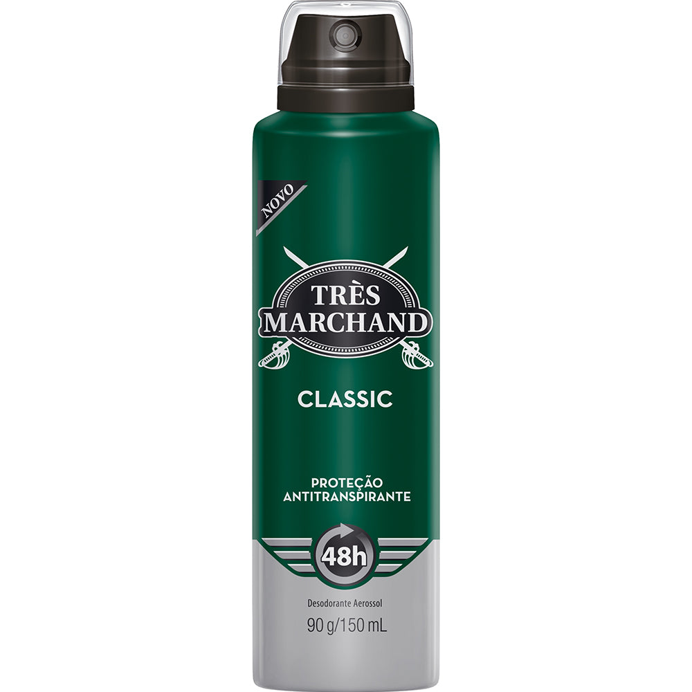 Desodorante Aerosol Très Marchand Classic 150 ml