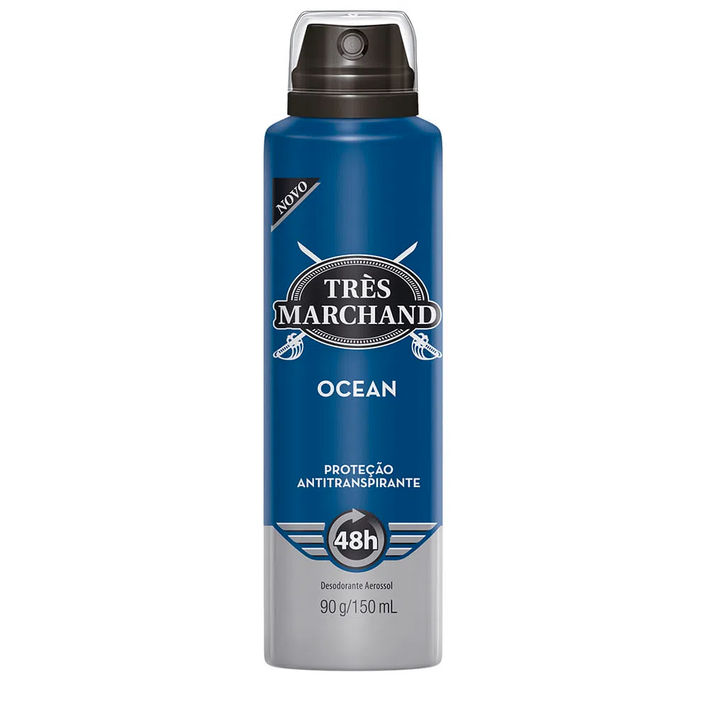 Desodorante Aerosol Très Marchand Ocean 150 ml