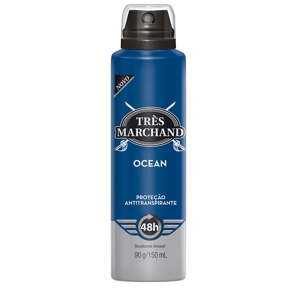 Desodorante Aerosol Très Marchand Ocean 150 ml