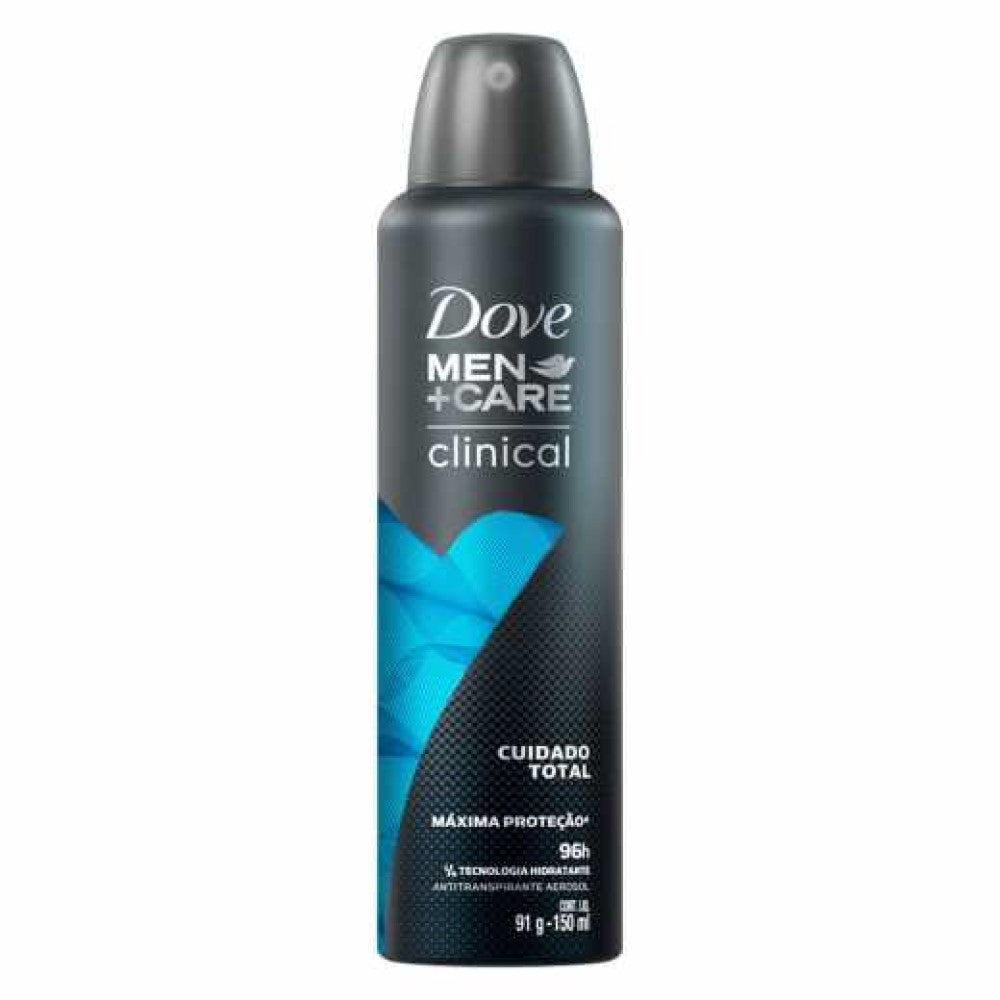 Desodorante Antitranspirante Aerosol Dove Men+Care Clinical Cuidado Total 150 ml