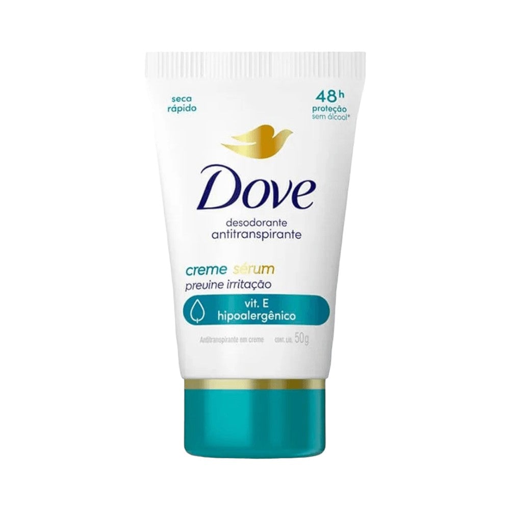 Desodorante Creme Antitranspirante Dove Sérum Previne Irritação 50 g