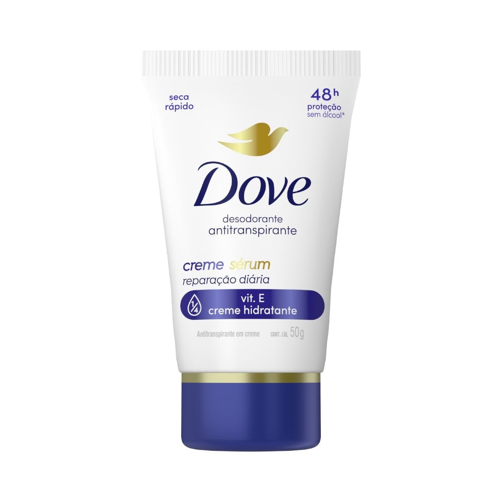Desodorante Creme Antitranspirante Dove Sérum Reparação Diária 50 g