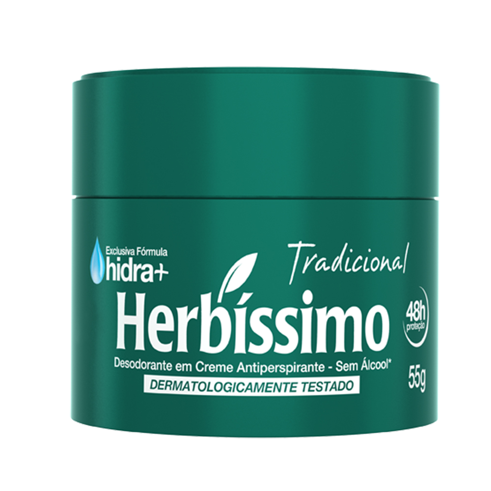 Desodorante Creme Herbíssimo Tradicional 55 g