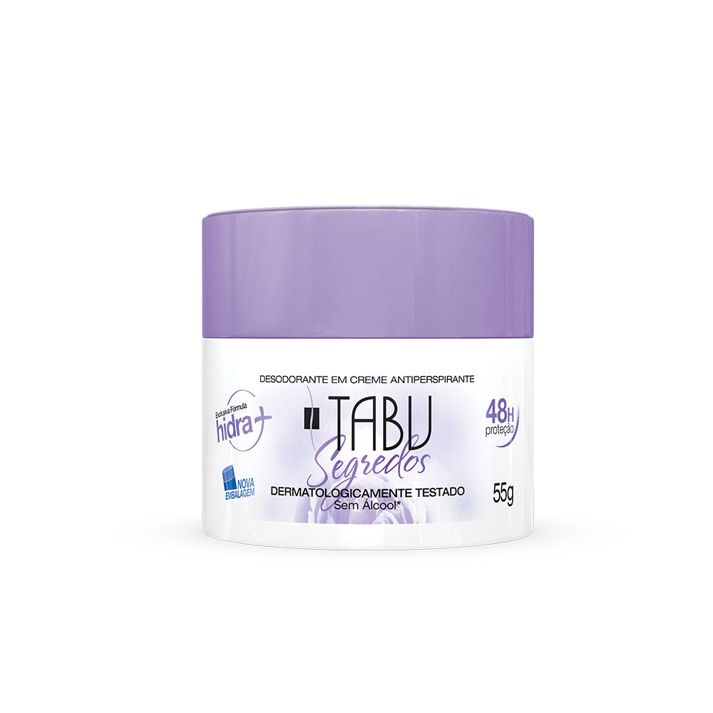 Desodorante Creme Tabu Segredos 55 g