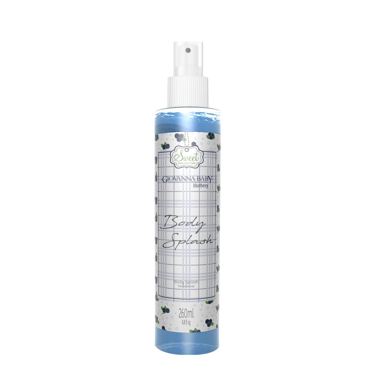 Body Splash Giovanna Baby Blueberry 260 ml